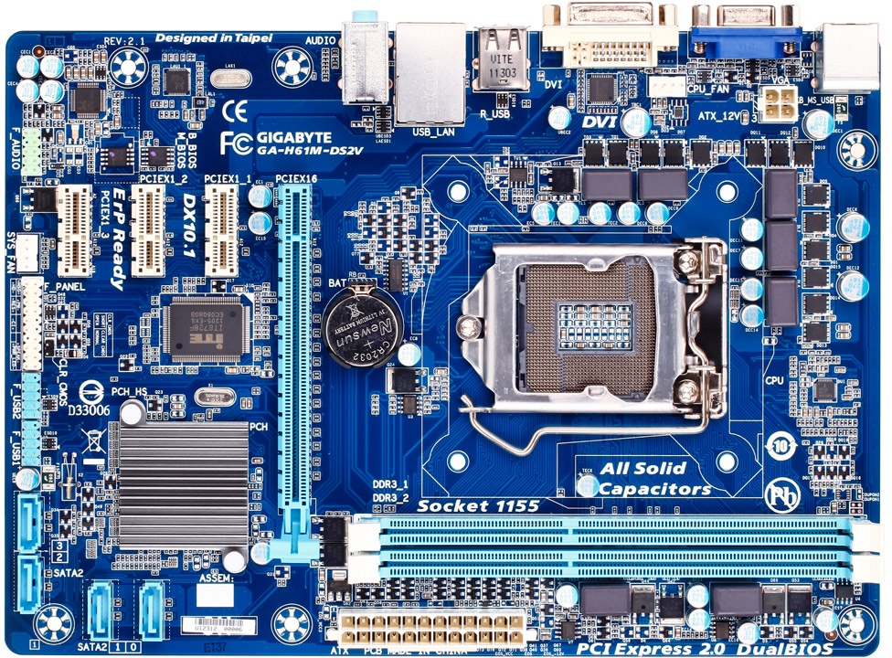 Gigabyte GA H61M DS2V rev 2 1 Kenmerken Tweakers