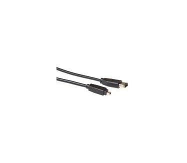 Intronics Firewire IEEE1394 aansluitkabel 6-pin male - 4-pin male