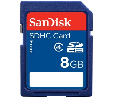 Sandisk SDHC 8GB Class 4