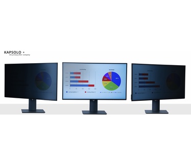 KAPSOLO 4-Way Plug In Privacy Screen / Privacy Filter for 54,6cm (21,5") Wide 16:9