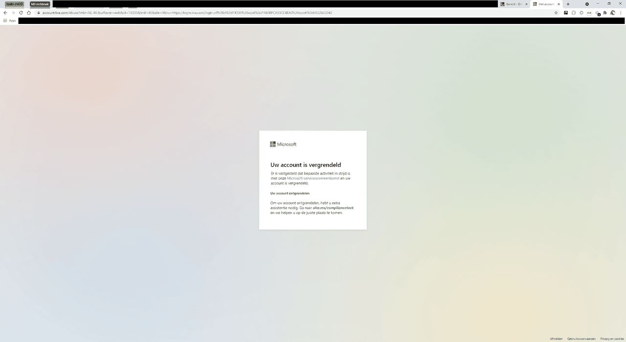 Account geblokkeerd. Wat nu? - Achtergrond - Tweakers