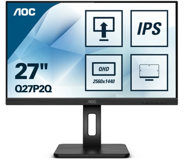 AOC Q27P2Q Zwart