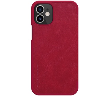 Nillkin Qin PU Book Case - Apple iPhone 12 Mini (5.4") - Rood Rood