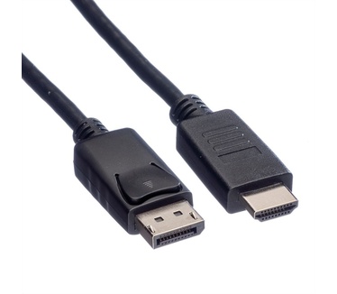 Roline DisplayPort Kabel DP - HDTV, M/M 2,0m