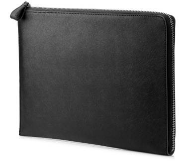 HP Elite 13.3 Black Leather Sleeve