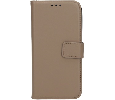 Mobiparts Leather 2 in 1 Wallet Case Apple iPhone 15 Pro Taupe