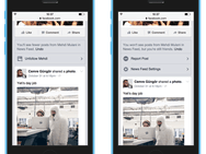 Nieuwe feed van Facebook
