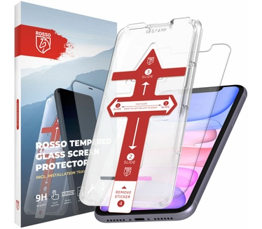 Rosso Apple iPhone 11 Pro Max Tempered Glass met Installatietray (Apple iPhone 11 Pro Max)