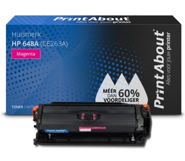 PrintAbout Huismerk HP 648A (CE263A) Toner Magenta