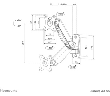 Neomounts by Newstar Neomounts by Newstar tv wandsteun