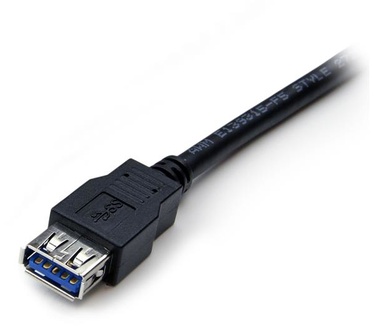 Startech.com 1m SuperSpeed USB 3.0 Verlengkabel A naar A Zwart M/F