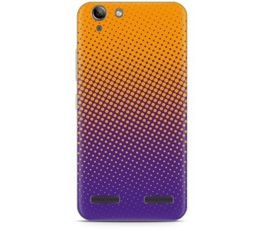 Just in Case Lenovo K5 Hoesje oranje paarse cirkels