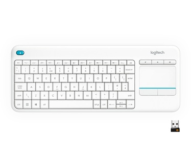 Logitech Wireless Touch K400 Plus (NL) Wit