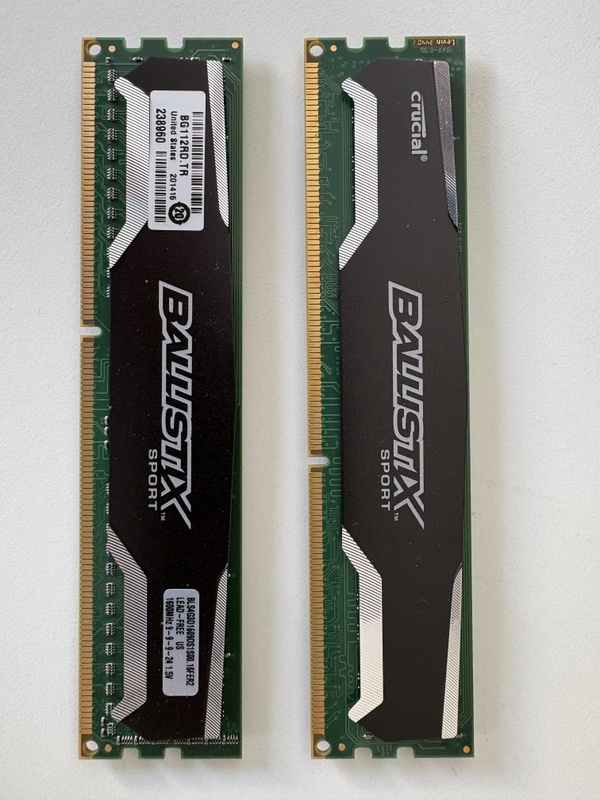 Crucial Ballistix Sport BLS4G3D1609DS1S00-16FER2 8GB (2x4GB) DDR3