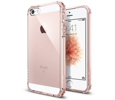 Spigen Crystal Shell Apple iPhone SE Case - Rose Crystal