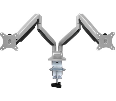 LogiLink Dual aluminium monitor desk mount