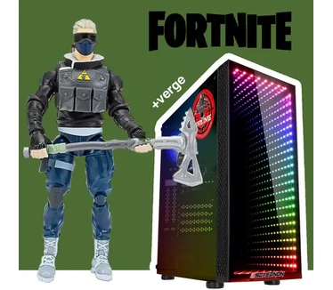 ScreenON - Gaming Set - Fortnite Verge Hero - V1 (GamePC + 24 Inch Monitor + Toetsenbord + Muis)