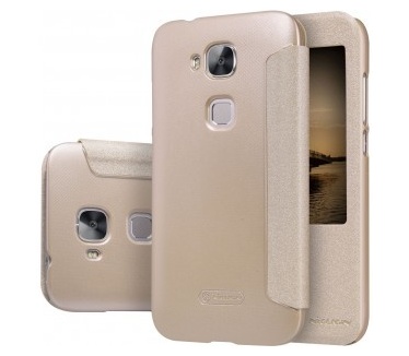 Nillkin Leather Case Huawei G8 - Sparkle Series - Gold