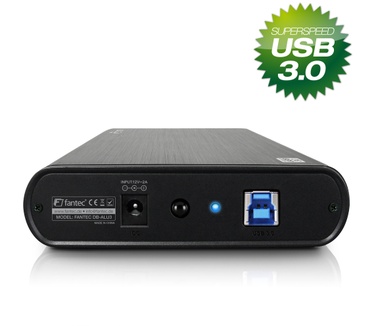 Fantec DB-ALU3 3TB Zwart