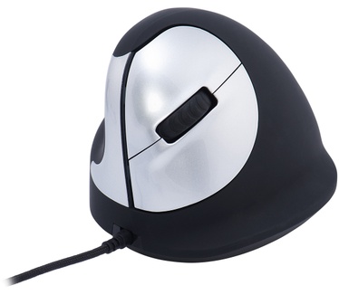R-Go Tools R-Go HE Break Mouse, Ergonomisch muis, Anti-RSI software, Medium (Handlengte 165-185mm), Linkshandig, bedraad