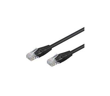 Goobay CAT 6-500 UTP Black 5m