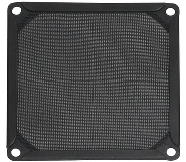 Akasa 80mm Ventilator Rooster - Filter - Zwart Aluminium