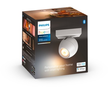 Philips Hue Buckram Spot Bluetooth (1-spot) (exc. dimmer) Wit