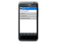 BlackBerry Messenger op Android-toestel Verizon
