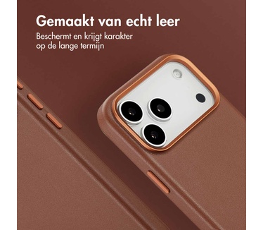 Accezz MagSafe Leather Backcover