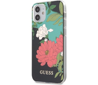 Guess Shiny Flower Hard Case Apple iPhone 12 Mini (5.4") - N.1  Multi-color