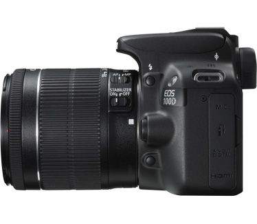 Canon EOS 100D + EF-S 18-55mm f/3.5-5.6 IS STM + EF 40mm f/2.8 STM Zwart