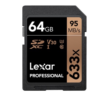 Lexar Professional 633x SDXC 64GB
