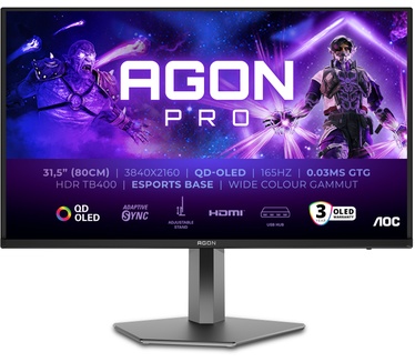 AOC Agon Pro AG326UD Zwart
