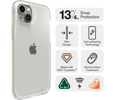 Gear4 Crystal Palace (iPhone 14 Plus) Transparant