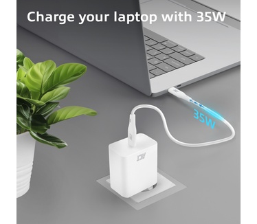 ACT AC2135 USB-C Lader 35W met Power Delivery PPS en GaNFast