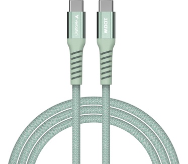 Verbatim Sync & Charge Magnetische Kabel - 100W USB-C naar USB-C 120 cm Groen
