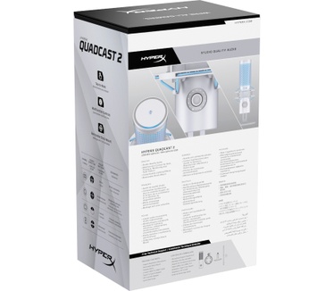 HyperX HyperX QuadCast 2 - USB-microfoon (Frost)