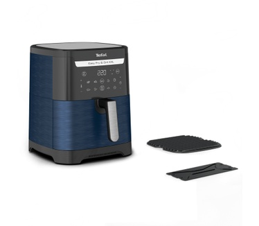 Tefal EY8014 Easy Fry & Grill XXL EY8014 6,5L 2-in-1 heteluchtfriteuse met uitneembare verdeler blauw