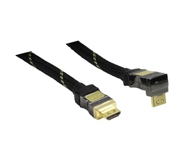 König HDMI 1.4 kabel 10m 90 graden