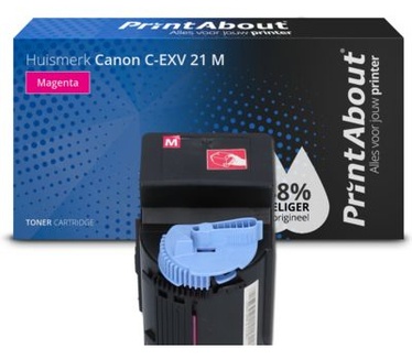 PrintAbout Huismerk Canon C-EXV 21 M Toner Magenta