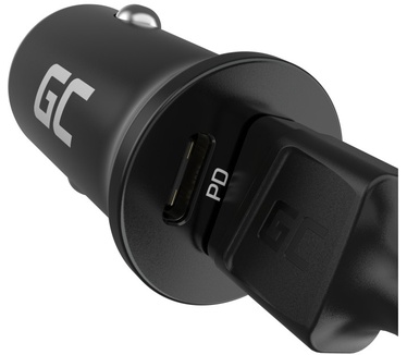 Green Cell GC CADM-GC-38AC - USB-Ladegeraet 38 W 1x USB-C USB-A schwarz