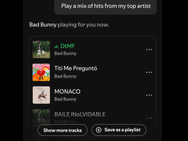AI-bot in Spotify