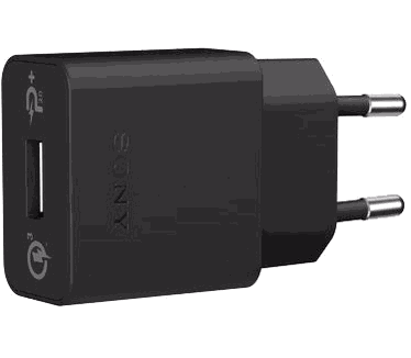 Sony Quick Charger UCH12W - snellader inclusief USB-C en Micro-USB kabel - zwart