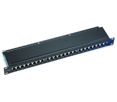Advanced Cable Technology Patchpaneel 24-ports shielded met cover Cat6