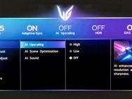 LG UltraGear evo 39GX950B - AI-functies in menu