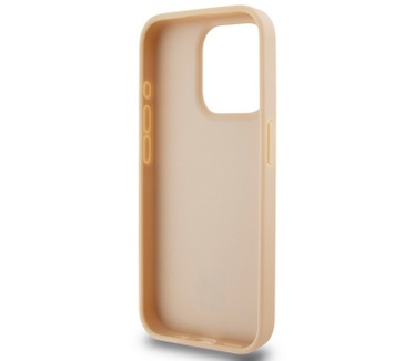 DKNY Checkered Printed Stripe Back Case - iPhone 15 Pro - Roze Roze