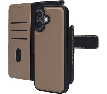 Mobiparts MagSafe geschikte 2 in 1 Wallet Case gemaakt van echt leer