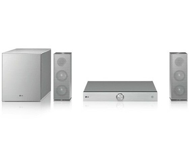 LG BH8120C 2.1 thuisbioscoop met 3D-Blu-ray-speler (560 watt, Smart TV, WLAN, HDMI) zilver