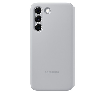Samsung Galaxy S22 (S901) - LED Wallet Case (Galaxy S22) Grijs