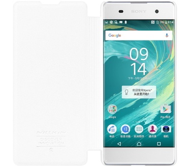 Nillkin New Sparkle Book Case voor Sony Xperia XA - Wit